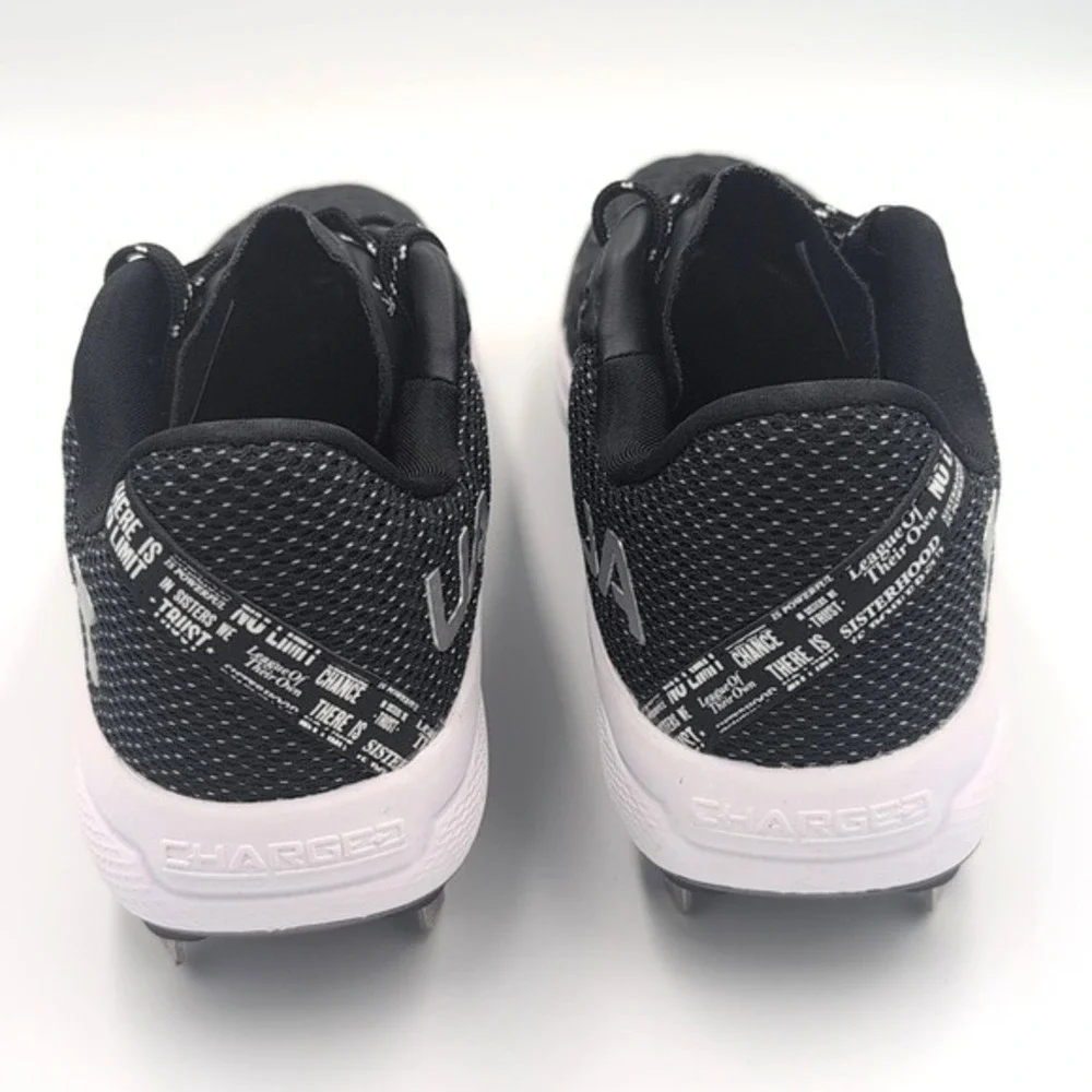 Under Armour Glyde 2.0‎ Shoes Women's 8 Metal Fastpitch Softball Cleats Black UA